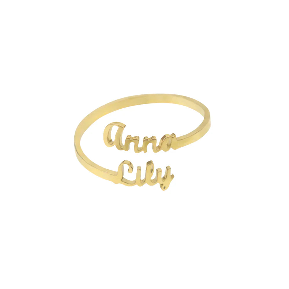 Personalisierter Namensring